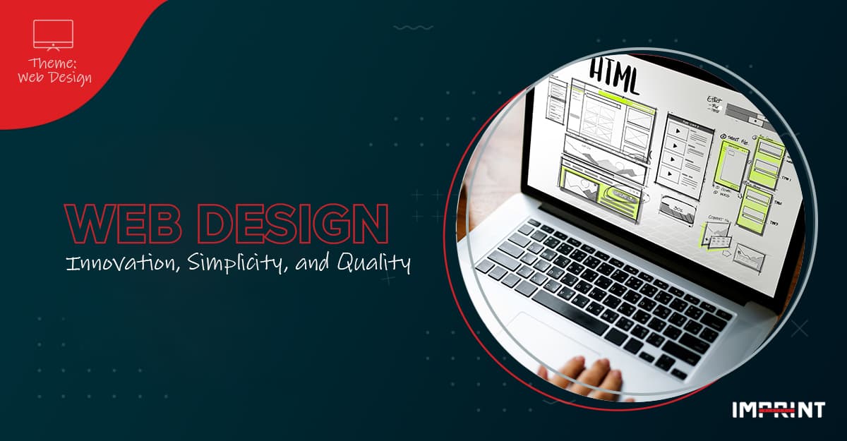 a thumbnail reading "web design" innovation, simplicity, and quality"