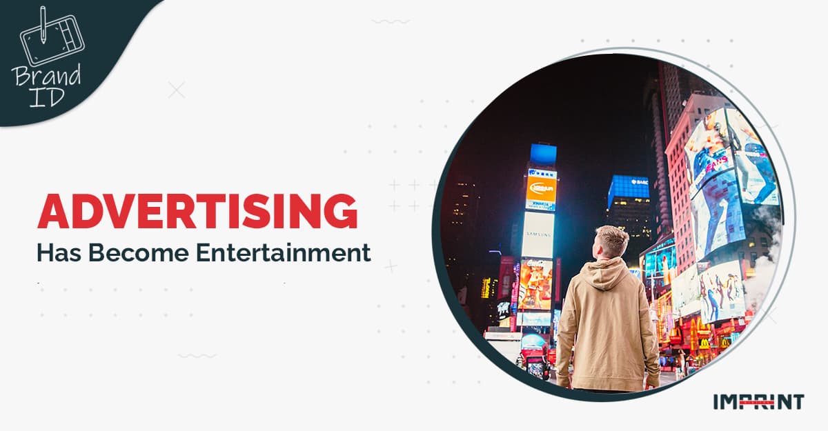 a thumbnail reading "advertising has become entertainment"